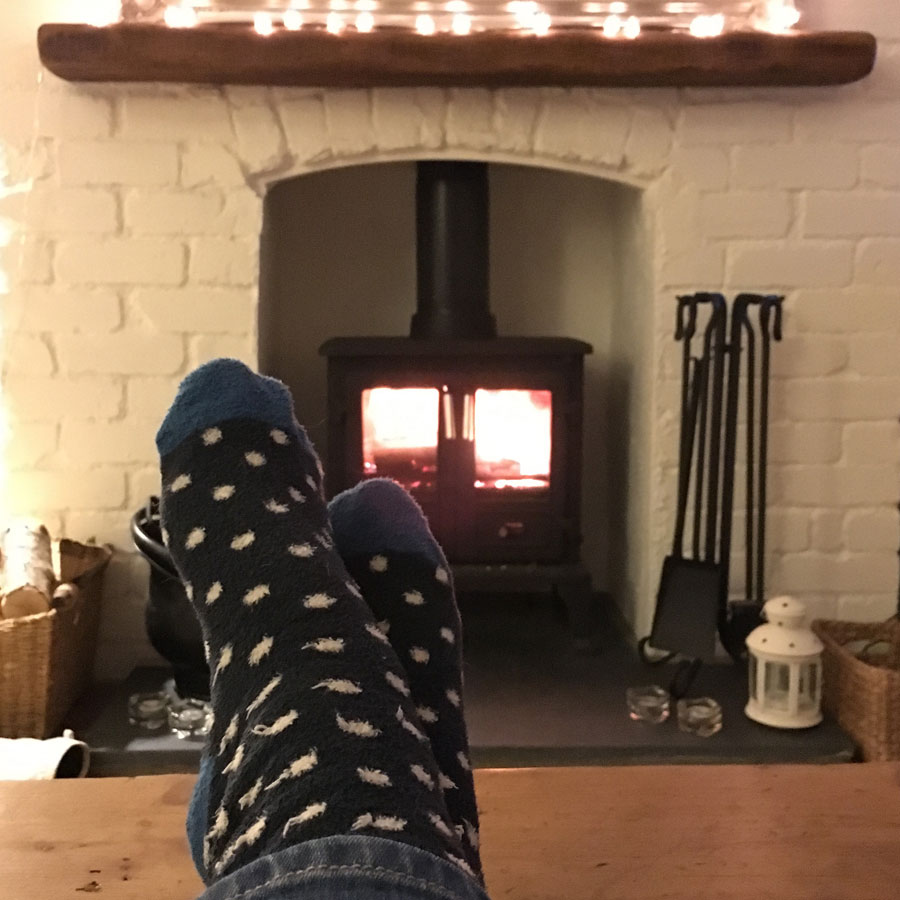 fire-and-feet-up