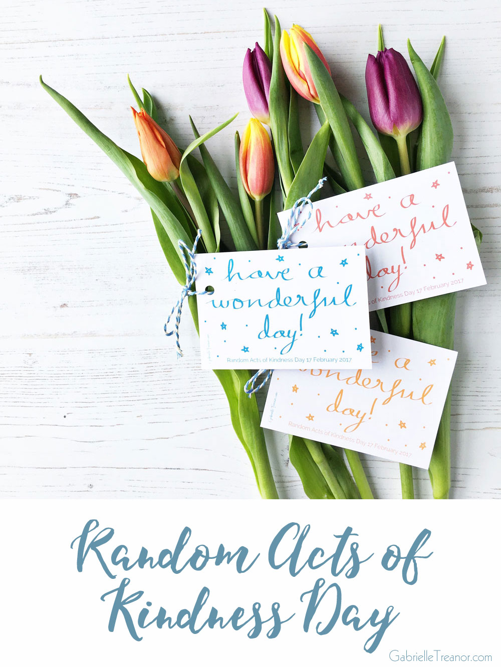 Random Acts of Kindness Day mini cards GabrielleTreanor.com