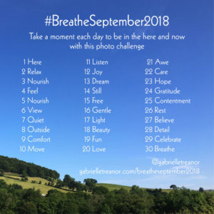 breatheseptember,Instagram,Photo challenge