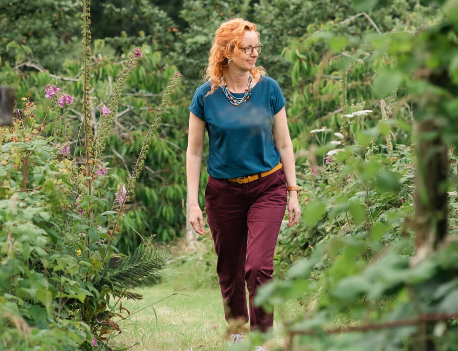 gabrielle treanor walking in the garden gabrielle treanor walking in the garden