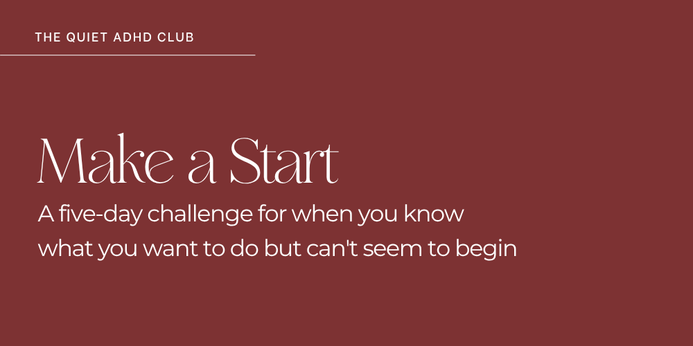 make a start